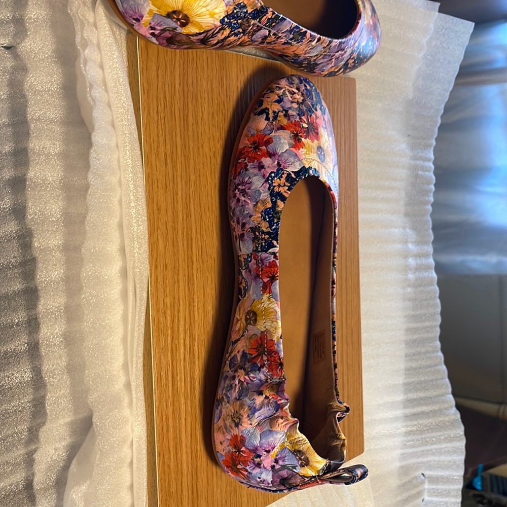 Fitflop Oyster Pink Allegro Flowercrush Ballet Flats